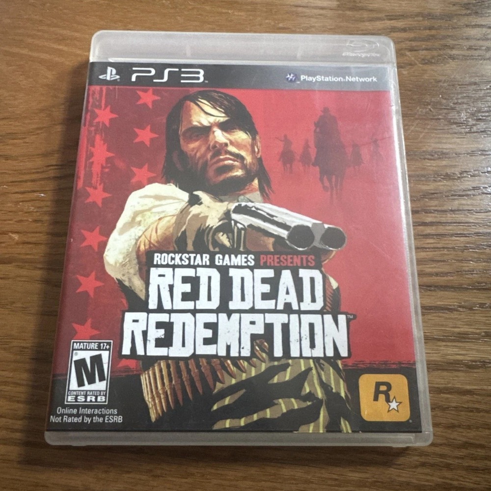 Red Dead Redemption Sony PlayStation 3 PS3 Rockstar Games 2010 BLUS-30480